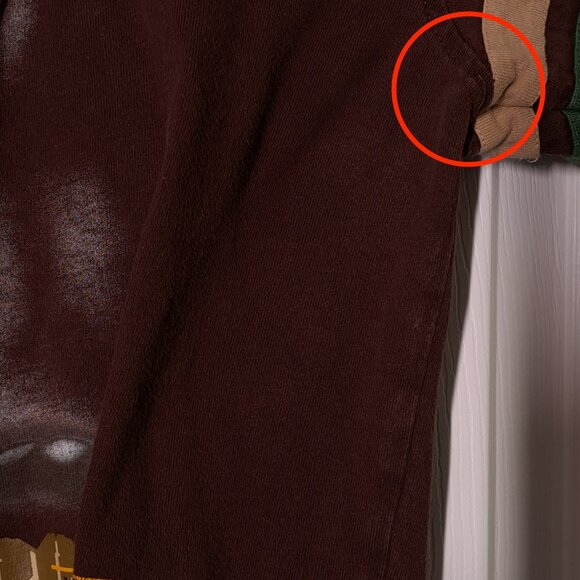 Marvin The Martian Lot29 Air Force-1 USED Long Sleeve Shirt: DISTRESSED, XL, Y2K - Picture 14 of 16